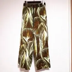 CINOH リラックスパンツ シダプリント リゾートパンツ