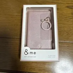 &me ソフトレザーケース iPhone 15 6.1インチ