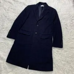 アーバンリサーチ カシミヤ ウール チェスターコート ネイビー Mサイズ