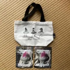 【値下げ】【新品・未使用】内藤ルネ　ミニトートバック＋クールジェル（かき氷）2個