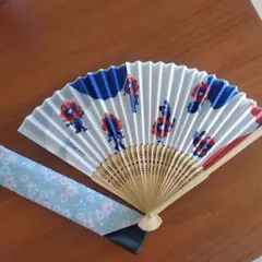 扇子 大阪万博　ミャクミャク