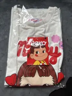新品未使用品 Peko Milky Tシャツ ホワイト Mサイズ　ペコちゃん