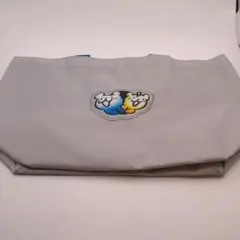 【未使用】限定品！雲のイラスト ポーチ グレー 約幅30cm