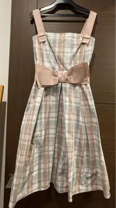 foxey newyorkのチェックワンピース(38サイズ)