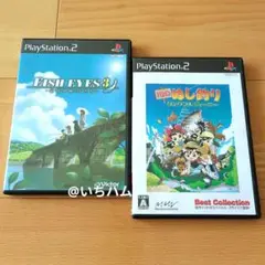 FISH EYES 3、川のぬし釣リ ワンダフルジャーニーのセット　PS2