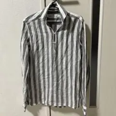 【極美品】Massimo d'Augusto ストライプシャツ XS 極美品】Massimo d'Augusto ストライプシャツ XS - メルカリ