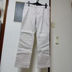 チノパンツ、ストレッチオフホワイト