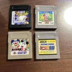 ゲームボーイ、ゲームボーイカラー カセット 4個セット