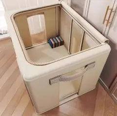 ベージュ オープン型収納ボックス