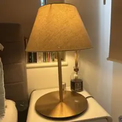 【ZARA HOME】ゴールド テーブルライト 布シェード