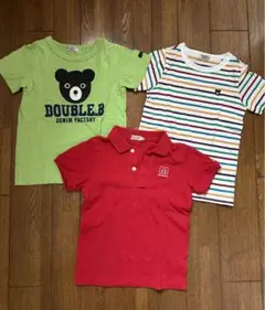 ミキハウス DOUBLE.B 120㎝ トップス Tシャツ 男女兼用