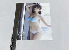菊地姫奈　両面ビジュアルボード　ポストカード　生写真