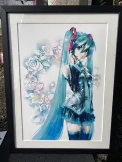 未使用　初音ミク　複製原画　抽選　当選品 未使用初音ミク複製原画抽選当選品