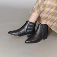 【MARION TOUFET】レザーウエスタンブーツ 36