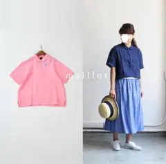 新品 maillot マイヨ リネンポロシャツTee