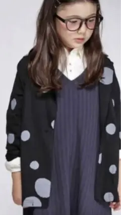 アンティカ  キッズ  ドット　ジャケット　120 子供　卒園式　入学式