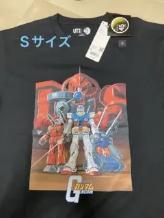 UNIQLO ユニクロ ガンダムTシャツ 45周年 UT 黒　Ｓサイズ