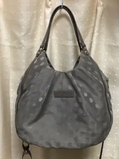 Y'SACCS イザック　ドット柄　2wayショルダーバッグ