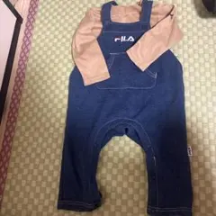 FILA デニムオーバーオール 90 2点セット