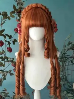 Epetice/エペティス　縦ロールウィッグ　オレンジ wig　ウイッグ