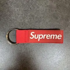 Supreme Webbing Keychain キーホルダー　赤