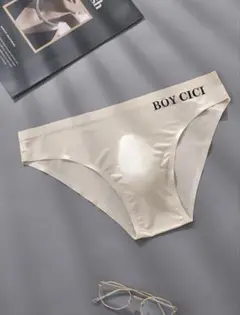 Lサイズ メンズビキニパンツ アイスシルクスポーツアンダーウェア
