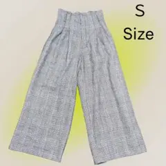 dazzlin ダズリンチェック柄 ガウチョパンツ Sサイズ