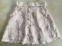 Ank Rouge 花柄ミニスカート