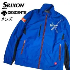 SRIXON × DESCENTE ジップジャケット ブルー L ゴルフ