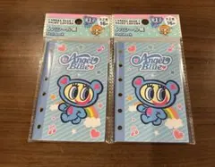 エンジェルブルー　6穴シール帳　シール帳　セリア　2点セット