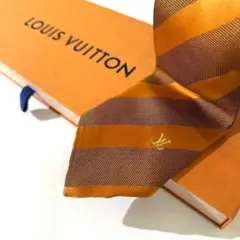 美品 ルイヴィトン Louis Vuitton ネクタイ シルク100%