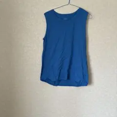studio CLIP ノースリーブ Tシャツ M 青
