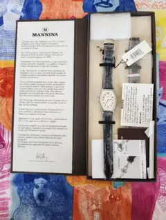 マンニーナ 腕時計 MNN002-01 メンズ 正規輸入品 ブラック