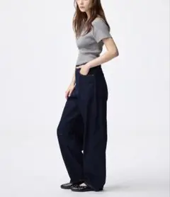GUバレルレッグデニム XLサイズ 良品！