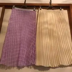 新品タグ付プリーツスカートセット