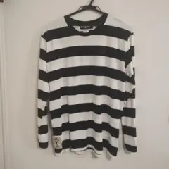 コンフューズ　黒白ストライプ　ボーダー　サイズＬ