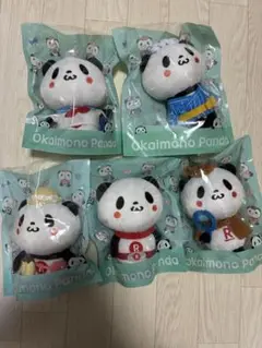 【最終値下‼︎】お買い物パンダ　楽天パンダ　ぬいぐるみ　5個セット