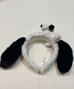 スヌーピー耳付きカチューシャ