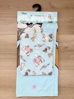 チップ&デール ポーチ付きタオルケット ハーフサイズ 100×140cm 新品