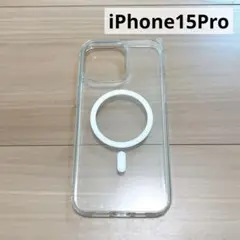 iPhone15Pro ケース 耐衝撃 クリア MagSafe対応