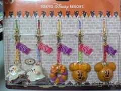 東京ディズニーリゾートハロウィン ストラップ5個セット