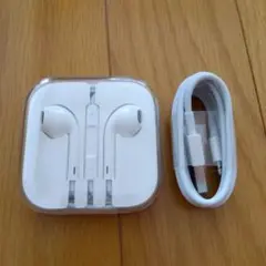 Apple正規純正品イヤホンジャック　充電コード　2点セット