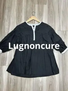 Lugnoncure プルオーバーブラウス F ブラック