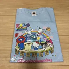 大阪万博　サンリオ　ミャクミャクコラボ Tシャツ　サイズ150 青