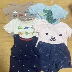 ベビー服セット　男の子　保育園着　80