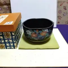 天目秞花入れ 砥部焼 栖山窯 鶴首花入れ（天目）【和食器通販e-tobeyaki.com】