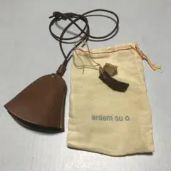 本革 キーケースネックレス 茶色 ユリカ謹製