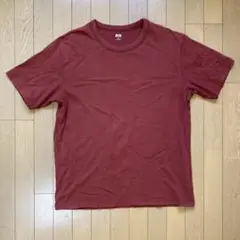 UNIQLO U バーガンディ XL Tシャツ