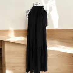 Apiece Apartアピースアパートワンピース 黒 ユナイテッドアローズ　L