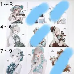 CottonMelody 様 チョコミントフェスティバル 人物ステッカー